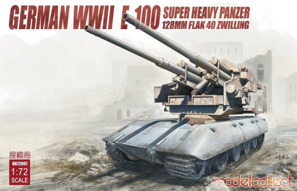 1/72 German WWII E-100 super heavy panzer, Model Collect 72097