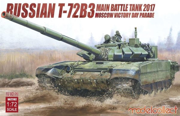 1/72 Russian T-72B3 Main Battle Tank 2017, Model Collect 72102