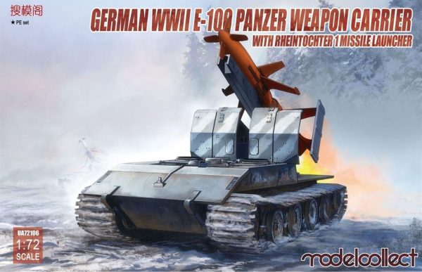 1/72 German WWII E-100 panzer weapon carri, Model Collect 72106