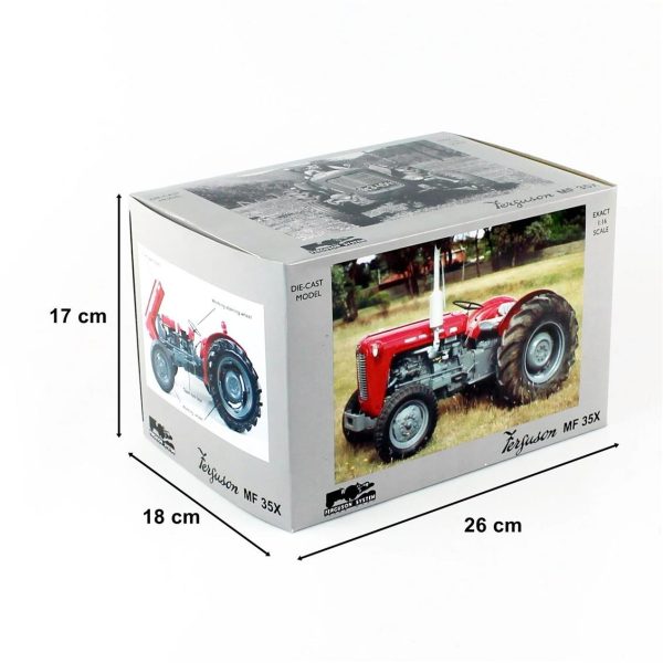 1/16 Massey Ferguson 35 Traktör Diecast, Universal Hobbies UH2692 - Görsel 5