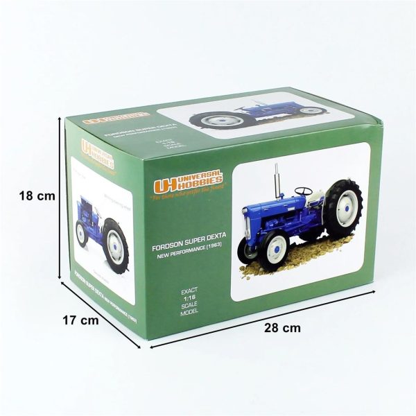 1/16 Fordson Super Dexta 1963 Traktör Diecast, Universal Hobbies UH2900 - Görsel 5