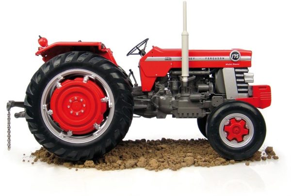 1/16 Massey Ferguson 175 Traktör Diecast, Universal Hobbies UH2906 - Görsel 4