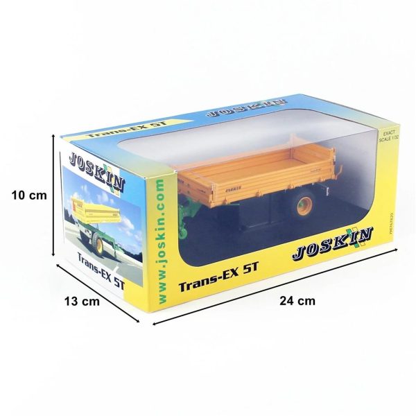 1/32 Joskin Trans EX 5T Devirmeli Römork Diecast, Universal Hobbies UH4099 - Görsel 5