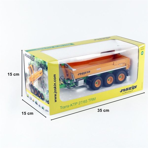 1/32 Joskin Trans KTP 27/65 Ağır Hizmet Römorku Diecast, Universal Hobbies UH4268 - Görsel 5