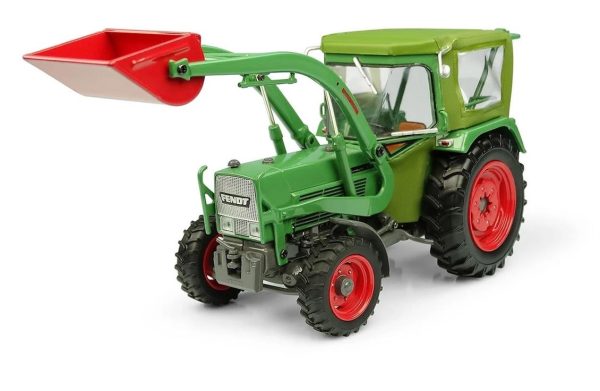 1/32 Fendt Farmer 5S 4WD Kabinli ve Önden Kepçeli Traktör Diecast, Universal Hobbies UH5310 - Görsel 3