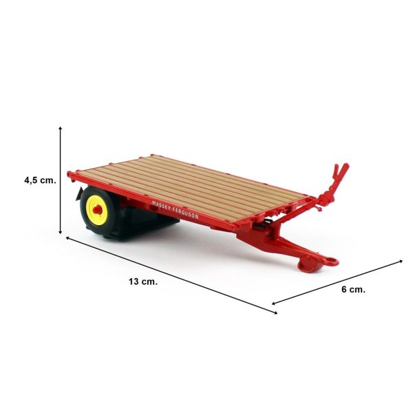 1/32 Massey Ferguson 3T Römork Diecast, Universal Hobbies UH5329 - Görsel 5