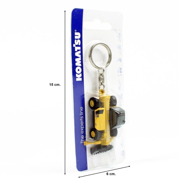 Komatsu WH613 Teleskobik Kepçe Metal Anahtarlık, Universal Hobbies UH5525 - Görsel 3