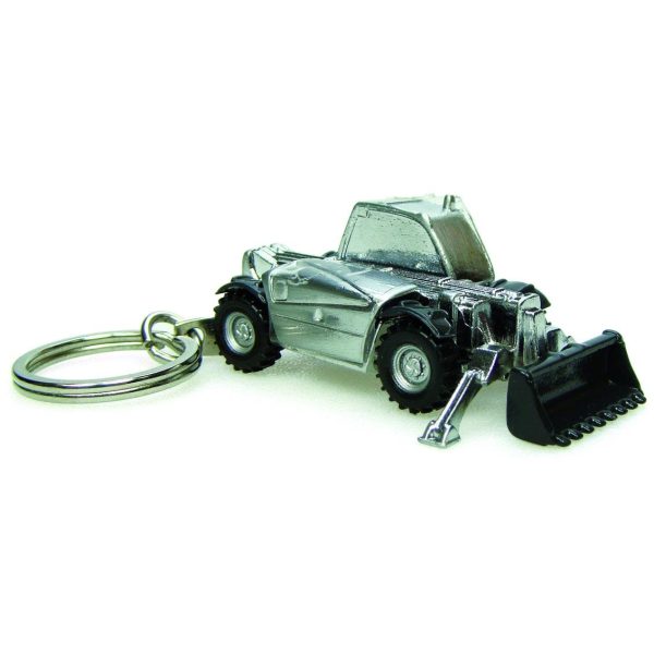 Komatsu WH613 Teleskobik Kepçe Kromajlı Metal Anahtarlık, Universal Hobbies UH5554