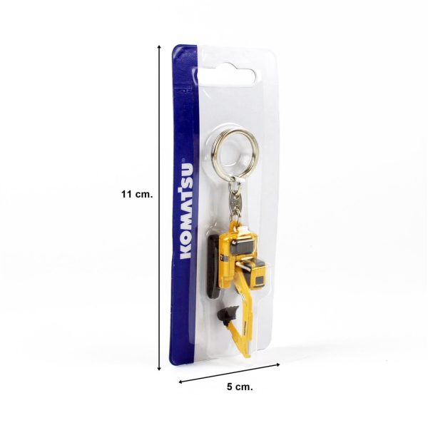 Komatsu PC210LC-11 Ekskavatör Metal Anahtarlık, Universal Hobbies UH5854 - Görsel 5