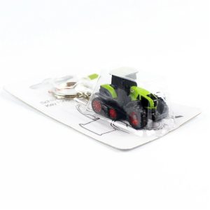 Claas Axion 960 Terra Yeşil Traktör Metal Anahtarlık, Universal Hobbies UH5858
