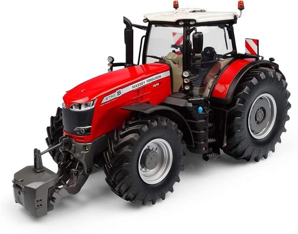 1/32 Massey Ferguson 8740S 2019 Kabinli Traktör Diecast, Universal Hobbies UH6216