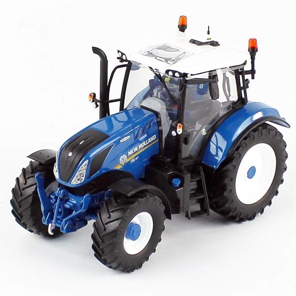 1/32 New Holland T6.180 Kabinli Traktör Mavi Versiyon Diecast Tarımsal Makina, Universal Hobbies UH6234 - Görsel 2