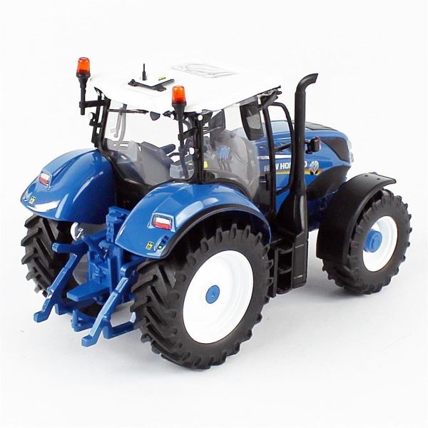 1/32 New Holland T6.180 Kabinli Traktör Mavi Versiyon Diecast Tarımsal Makina, Universal Hobbies UH6234 - Görsel 4