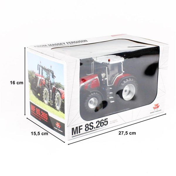1/32 Massey Ferguson 8S.265 Traktör Diecast, Universal Hobbies UH6262 - Görsel 5