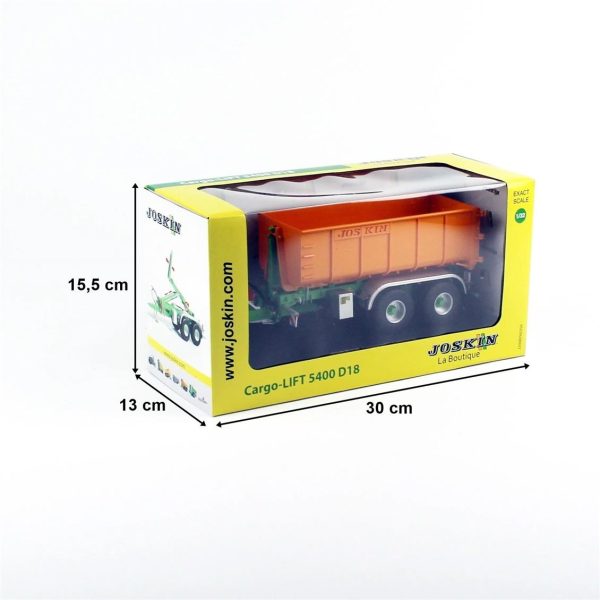 1/32 Joskin Cargo-LIFT Kasalı Treyler Diecast, Universal Hobbies UH6363 - Görsel 5