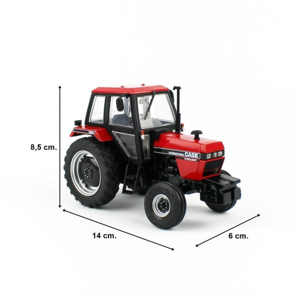 1/32 Case IH 1394 2wd Traktör Diecast, Universal Hobbies UH6471 - Görsel 5