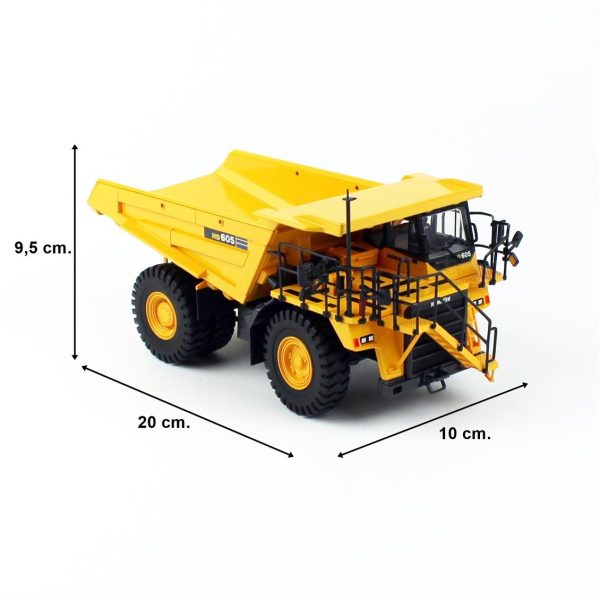 1/50 Komatsu HD605 Saha Kamyonu Diecast, Universal Hobbies UH8009 - Görsel 5