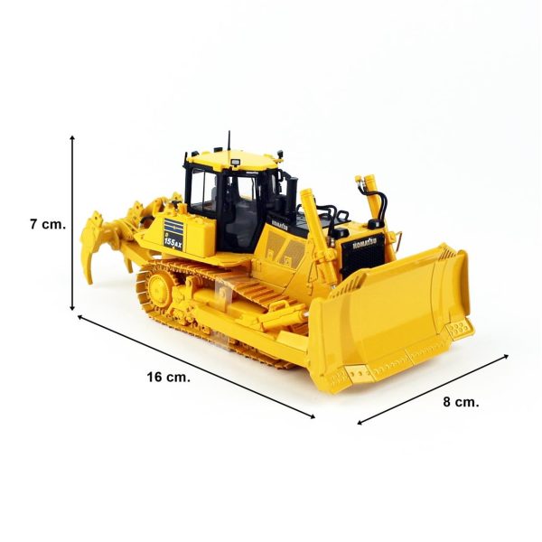 1/50 Komatsu D155AX Buldozer Diecast, Universal Hobbies UH8010 - Görsel 5