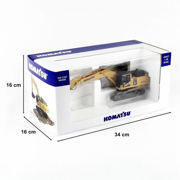 1/50 Komatsu PC490 LC-11 Ekskavatör Diecast, Universal Hobbies UH8120 - Görsel 5