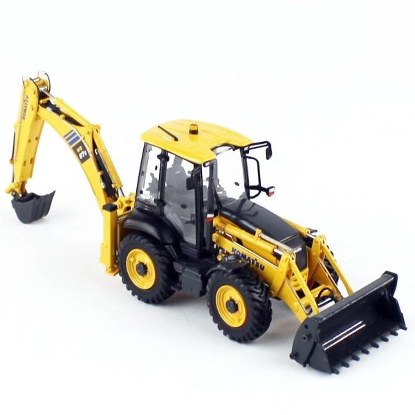 1/50 Komatsu WB97S-8 4WD Backoe Loder Diecast, Universal Hobbies UH8139