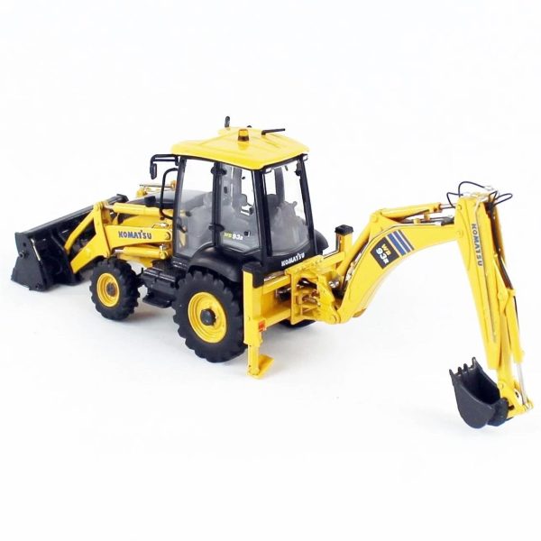 1/50 Komatsu WB93-R 2WD Backhoe Loder Diecast, Universal Hobbies UH8142 - Görsel 3