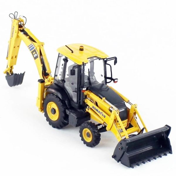 1/50 Komatsu WB93-R 2WD Backhoe Loder Diecast, Universal Hobbies UH8142