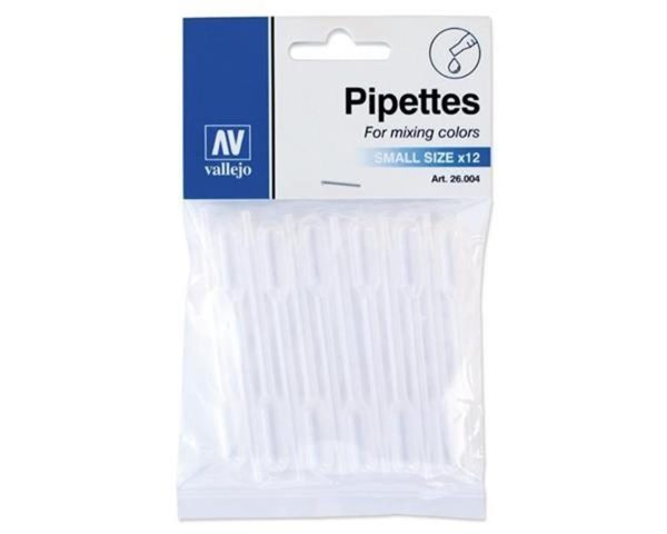 Küçük Boy Pipet 12 Adet, Vallejo 26004