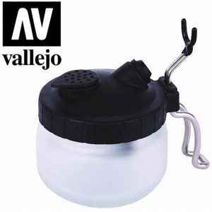 Airbrush Temizleme Kabı Cam Hazneli, Vallejo 26005
