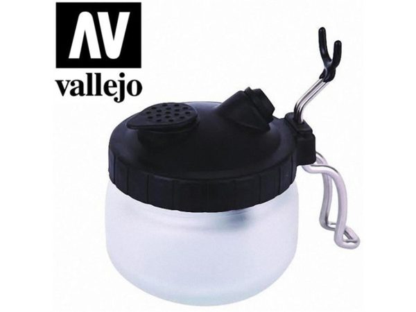 Airbrush Temizleme Kabı Cam Hazneli, Vallejo 26005