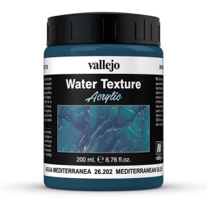 200 ml. Mediterranean Blue Diorama Su Dokusu Yapma Boyası, Vallejo 26202
