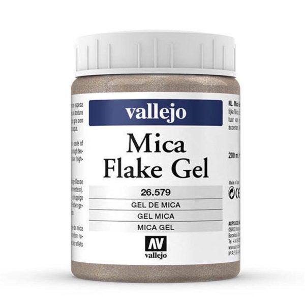 200 ml. Mika Flake Jel Yüzey Dokusu, Vallejo 26579