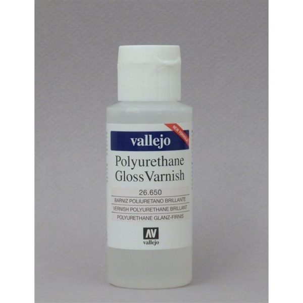 60 ml. Poliüretan Parlak Vernik Maket Boyası, Vallejo 26650