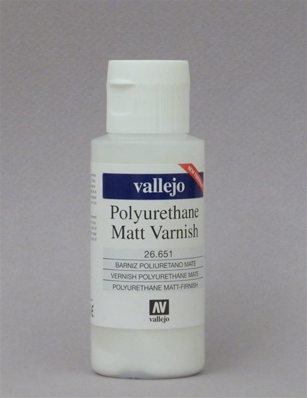 60 ml. Poliüretan Mat Vernik Maket Boyası, Vallejo 26651