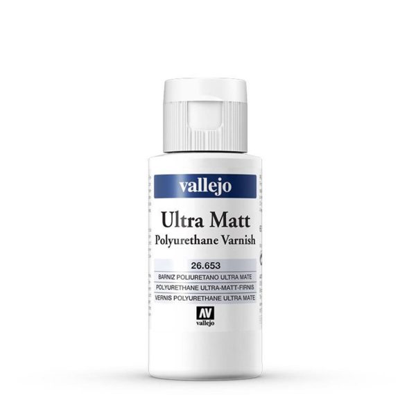 60 ml. Poliüretan Ultra Mat Vernik Maket Boyası, Vallejo 26653