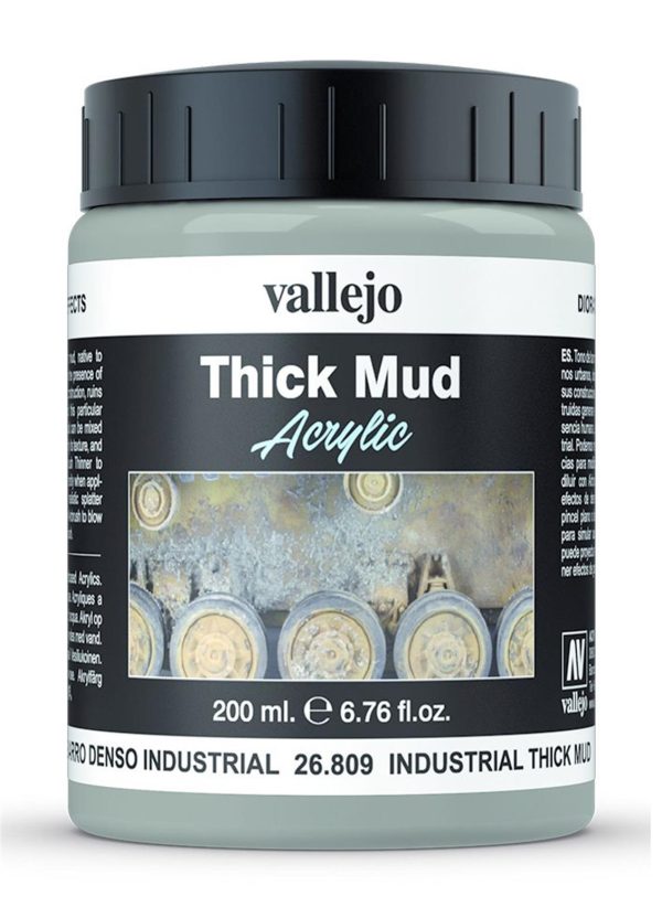 200 ml. Industrial Spalsh Çamur Dokusu, Vallejo 26809