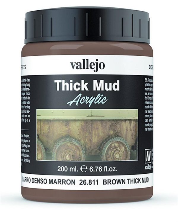 200 ml. Brown Splash Çamur Dokusu, Vallejo 26811
