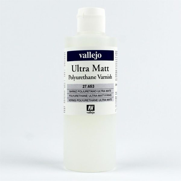 200 ml. Poliüretan Ultra Mat Vernik Maket Boyası, Vallejo 27653