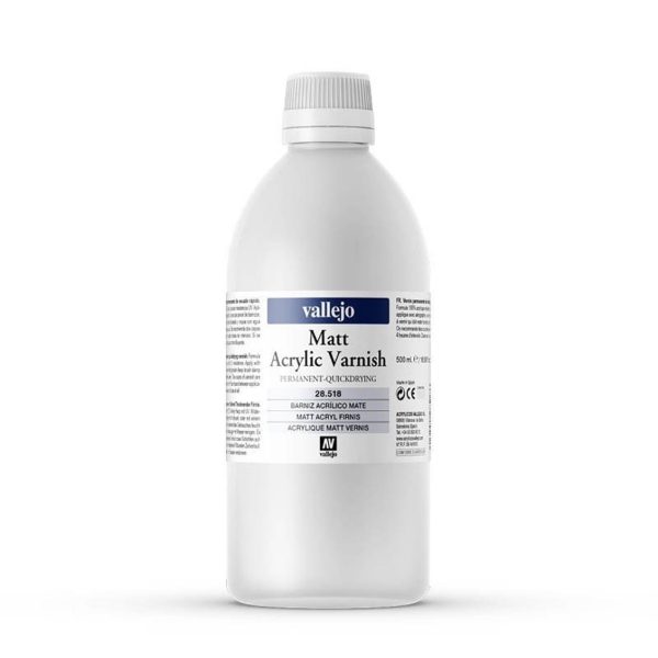 500 ml. Mat Vernik Maket Boyası, Vallejo 28518