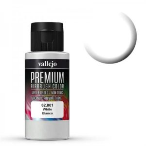 60 ml. White Opaque Premium RC Color Serisi Maket Boyası, Vallejo 62001
