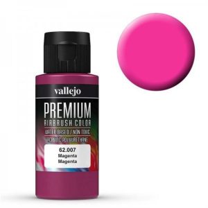 60 ml. Magenta Opaque Premium RC Color Serisi Maket Boyası, Vallejo 62007