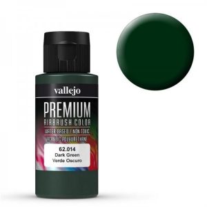 60 ml. Dark Green Opaque Premium RC Color Serisi Maket Boyası, Vallejo 62014