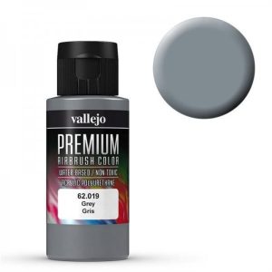 60 ml. Grey Opaque Premium RC Color Serisi Maket Boyası, Vallejo 62019