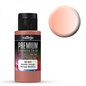 60 ml. Metalik Orange Pearl&Metaliks Premium RC Color Serisi Maket Boyası, Vallejo 62043