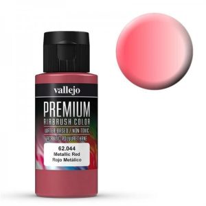 60 ml. Metalik Red Pearl&Metaliks Premium RC Color Serisi Maket Boyası, Vallejo 62044