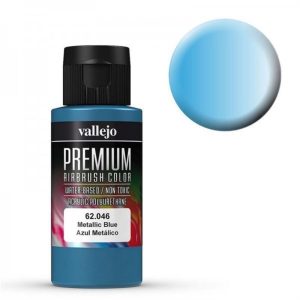 60 ml. Metalik Blue Pearl&Metaliks Premium RC Color Serisi Maket Boyası, Vallejo 62046