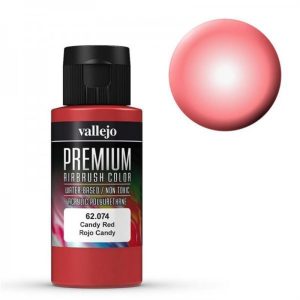 60 ml. Candy Red Premium RC Color Serisi Maket Boyası, Vallejo 62074