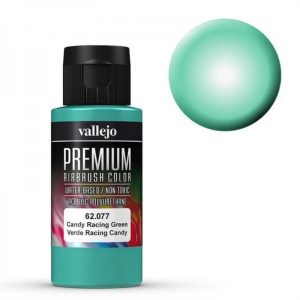 60 ml. Candy Racing Green Premium RC Color Serisi Maket Boyası, Vallejo 62077