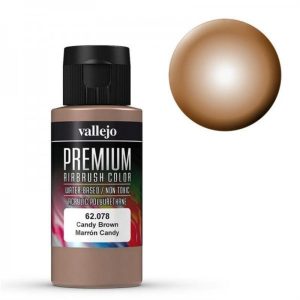 60 ml. Candy Brown Premium RC Color Serisi Maket Boyası, Vallejo 62078