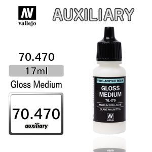 17 ml. Gloss Medium (Parlaklaştırıcı) Maket Boyası, Vallejo 70470