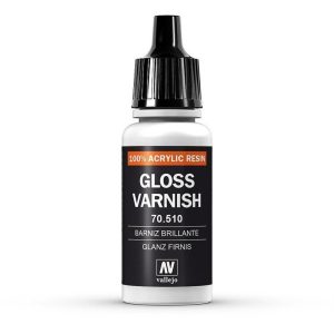 17 ml. Parlak Vernik Maket Boyası, Vallejo 70510